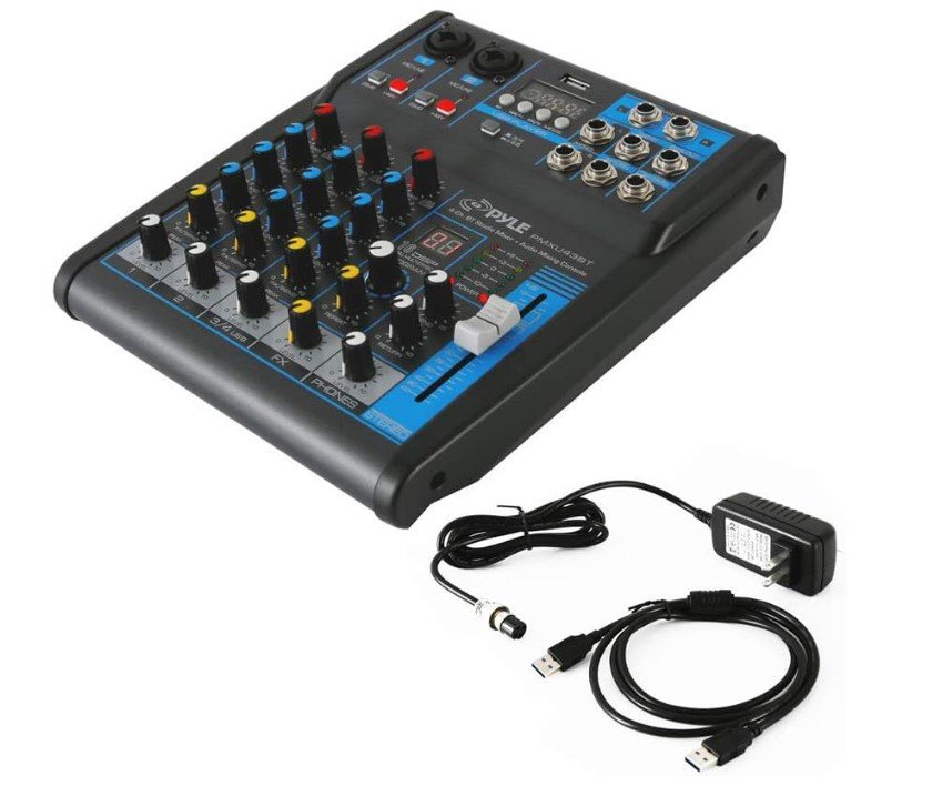 Pyle Professional Audio Mixer Sound Board Console System