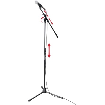 Gator Frameworks Rok-It Series Tripod Mic Stand Adjustable with 31.5" to 61.5"