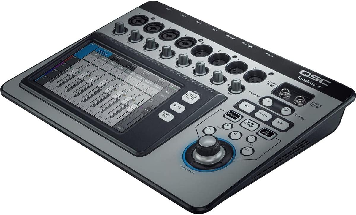 QSC TouchMix-8 Compact Digital Mixer with Bag