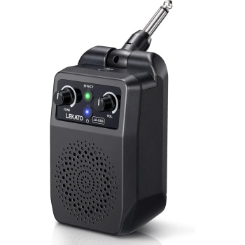 LEKATO Mini Electric Guitar Amp 5W, Portable Guitar Amp Bluetooth