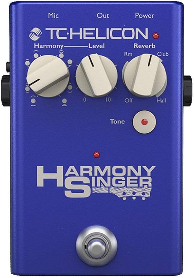 TC Helicon HARMONY SINGER Vocal Effects Stompbox with Guitar-Controlled Harmony