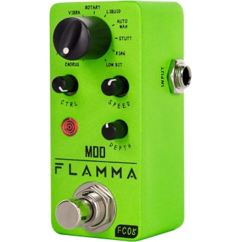 FLAMMA FC05 Mini Modulation Pedal with Chorus Flanger Tremolo Phaser Vibrato