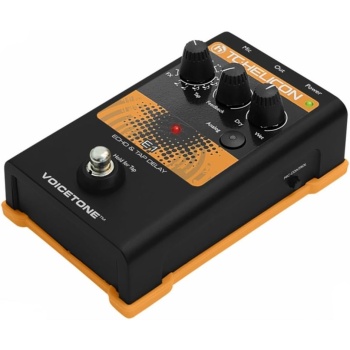 TC-Helicon VOICETONE E1 Single-Button Stompbox for Compelling Vocal Echo Effects