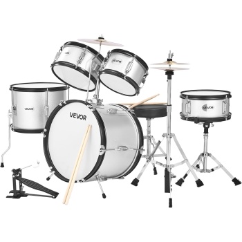 VEVOR Kids Drum Set, 5-Piece 16 in Junior Drum Sets, Beginner Drums Set