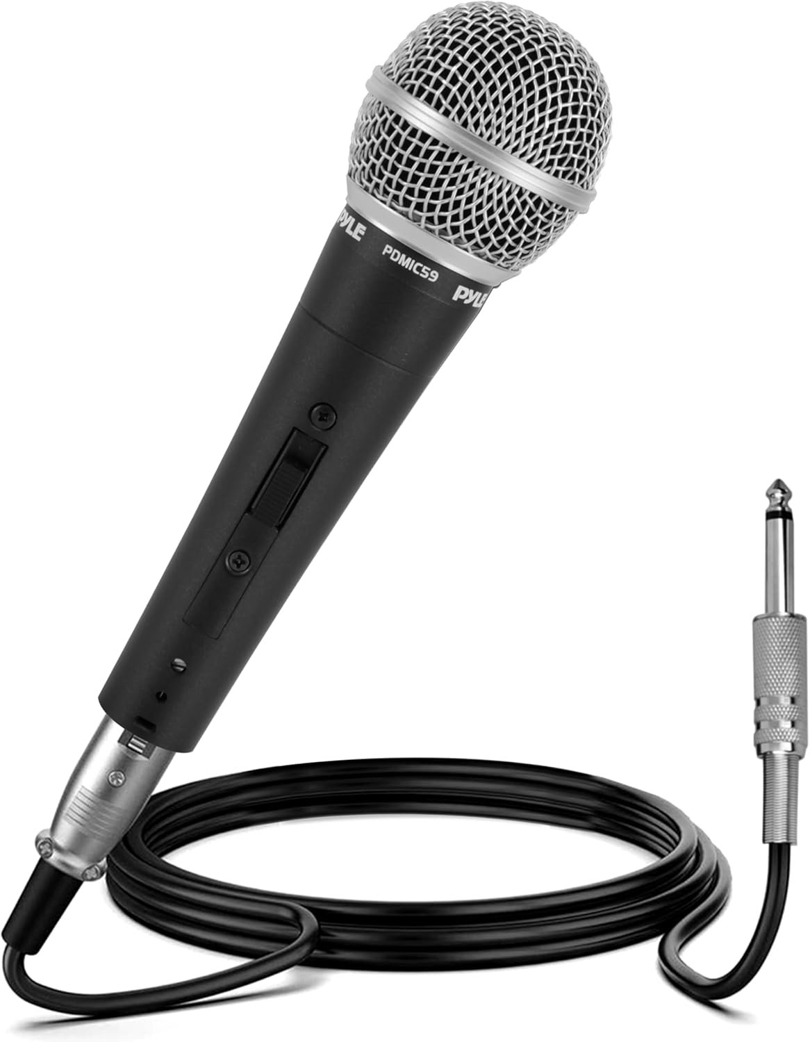 Pyle Professional Dynamic Vocal Microphone - Moving Coil Dynamic Cardioid