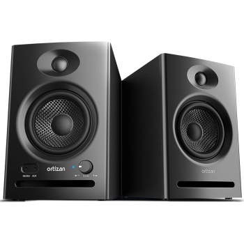 Ortizan C7 Dual-Mode 2.0 Studio Monitors, Active Monitor Speakers for Near Field