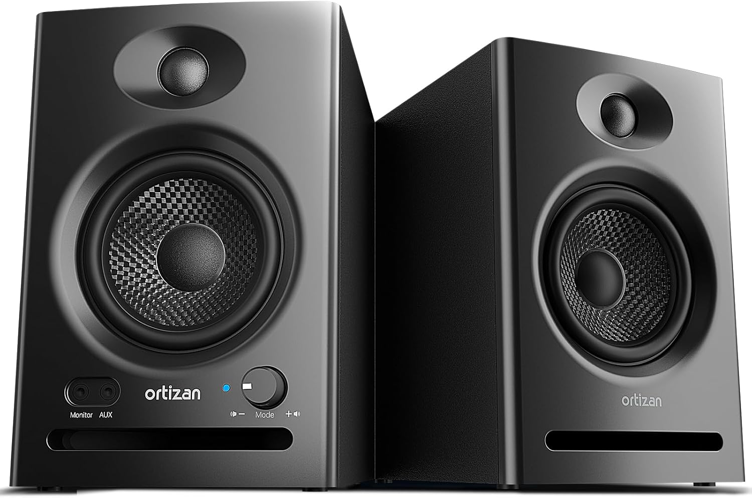 Ortizan C7 Dual-Mode 2.0 Studio Monitors, Active Monitor Speakers for Near Field