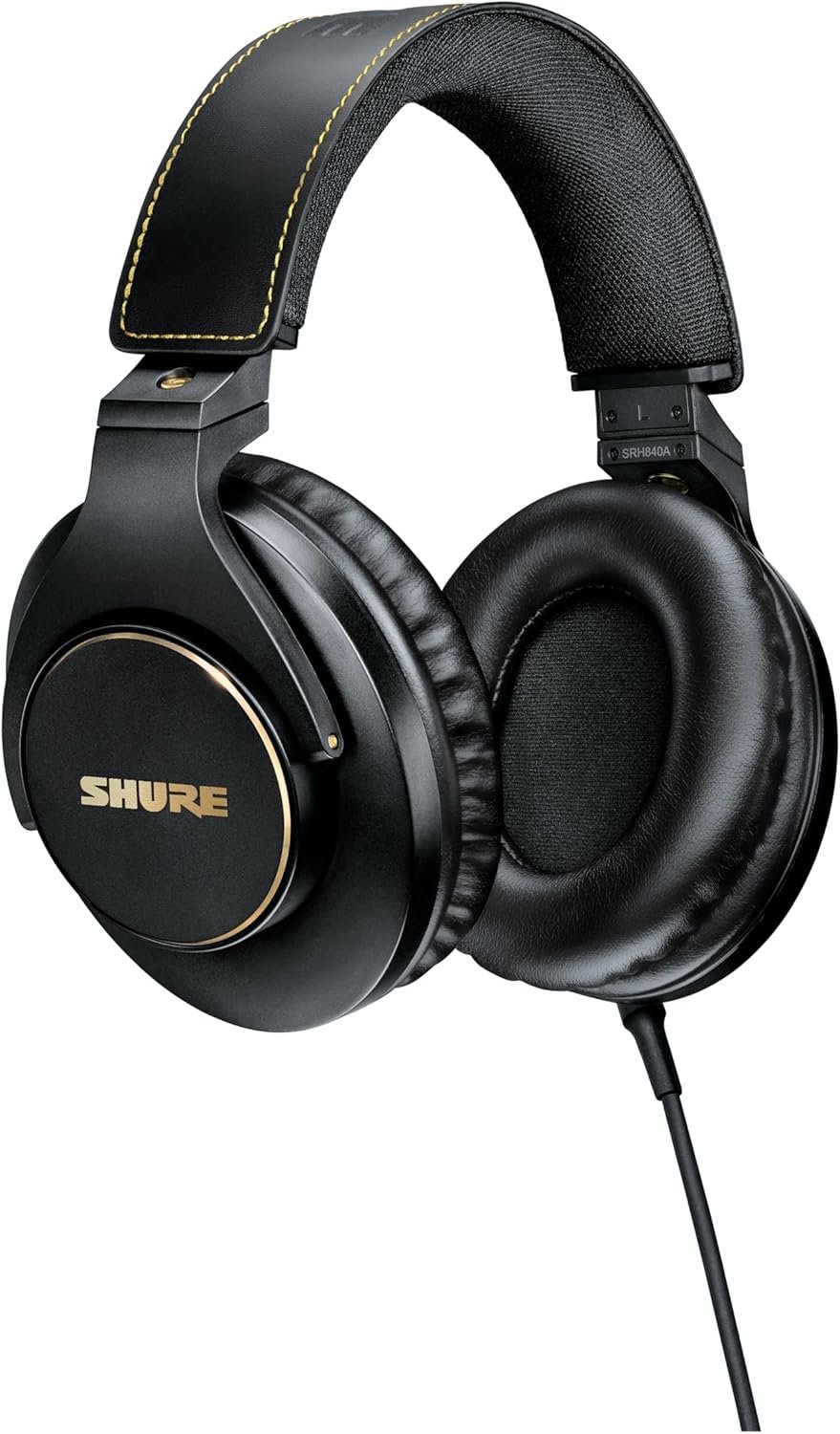 Shure SRH840A Over-Ear Wired Headphones for Critical Listening & Monitoring