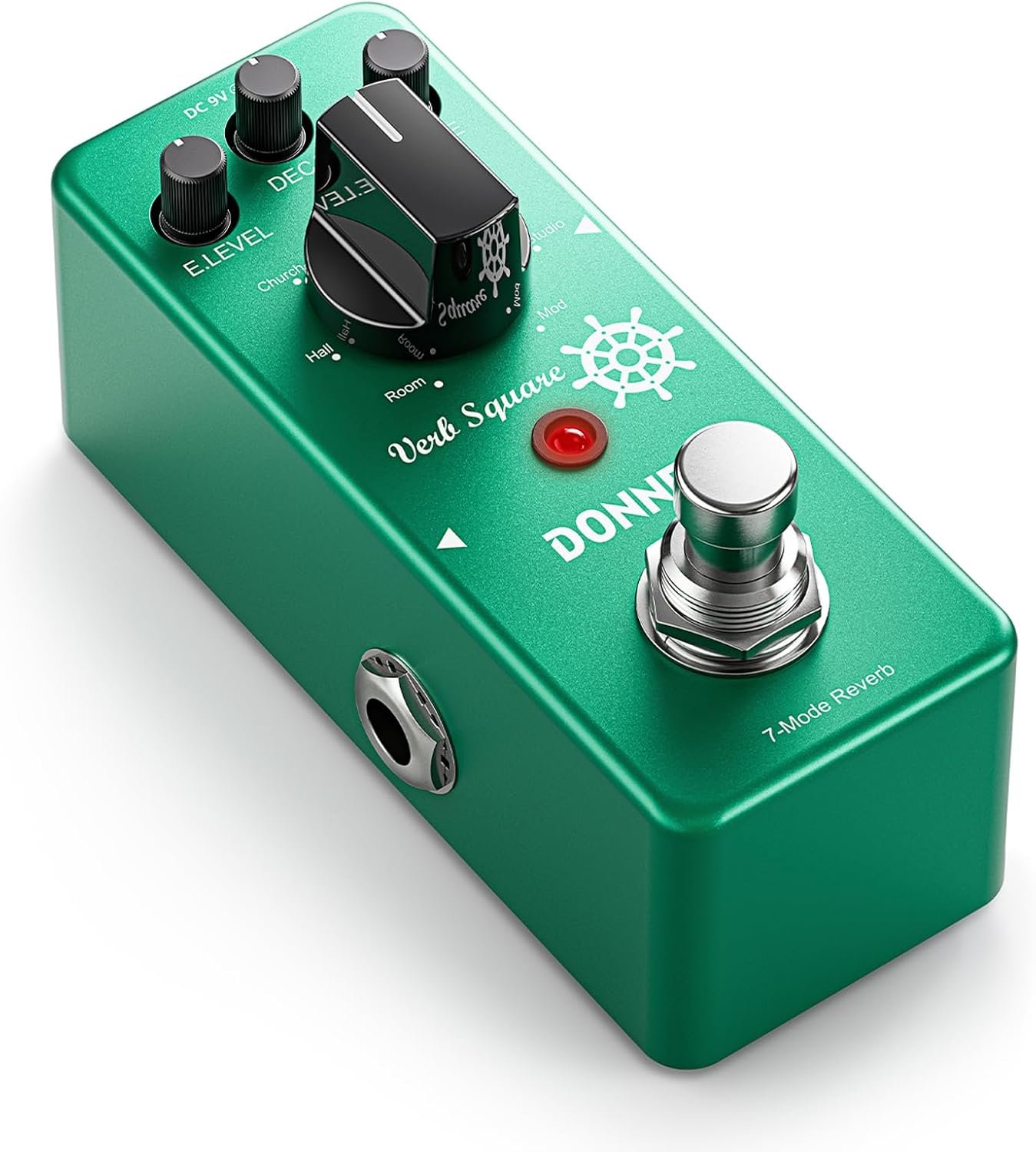 Donner Reverb Guitar Pedal, Verb Square Digital Reverb 7 Modes Room, Hall