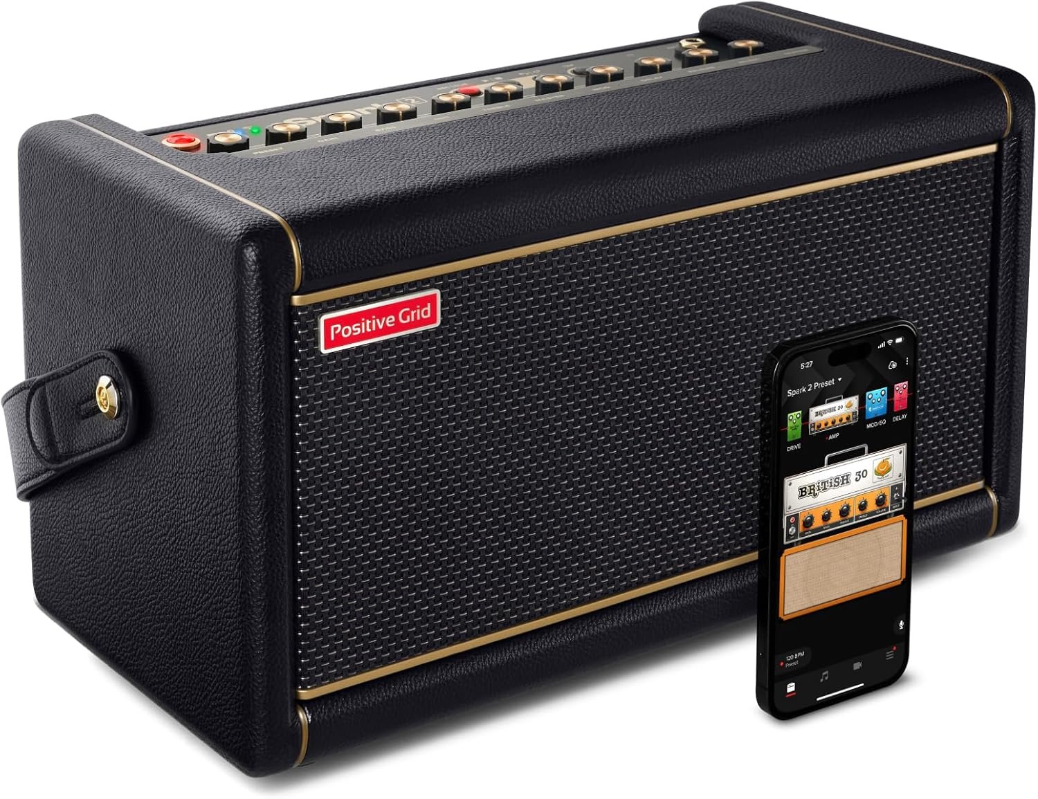 Positive Grid Spark 2 50W Smart Guitar Practice Amp & Bluetooth Speaker