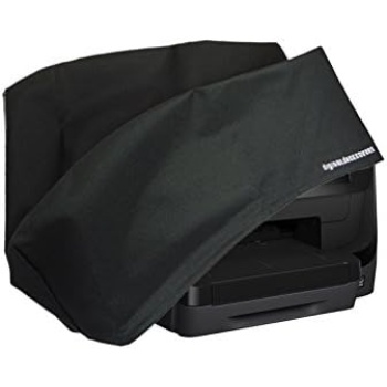DigitalDeckCovers HP Officejet Pro 8710/8715 / 8718/8719 Printer Dust Cover and Protector [Antistatic, Water Resistant, Heavy Duty Fabric, Black] by DigitalDeckCovers
