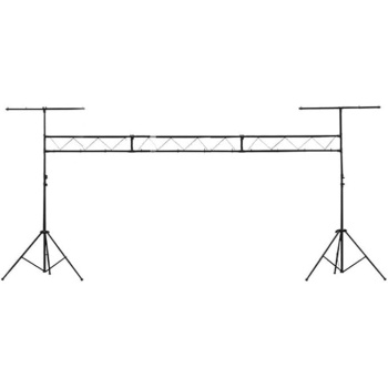 Griffin 15FT Lighting Truss I-Beam Stand System (Stage-MountPRO Series) – Trussing Set & DJ Booth Tripod Platform – Hanging Kit Package for Music Gear, PA Speakers T-Bar Extension for Portable Audio