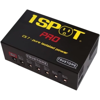 Truetone 1 SPOT Pro CS7 Guitar Pedal Power Supply with 7 Isolated Outputs, 9V 12V 18V, Studio Power for Your Pedalboard