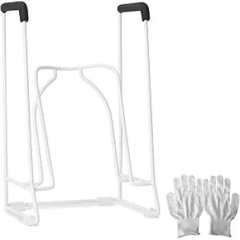 Zipcase Large Size Stocking Donner, Sock Aid Tool to Put on Compression Socks for Large Calves from 18" to 20" in Circumference(Compatible for JOBST,SB SOX,CHARMKING,FITRELL,Bluemaple,COOLOVER) White