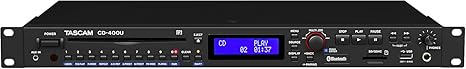 Tascam CD-400U Rackmount CD/Media Player with Bluetooth Wireless and AM/FM Receiver