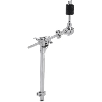 Gibraltar 12" Short Cymbal Boom Arm with Gearless Brake Tilter and Memory Lock, Compact Drum Hardware Expansion for Splash Effects Cymbals, Rack and Multi Clamp Compatible Mounting Accessory (SC-SBBT)