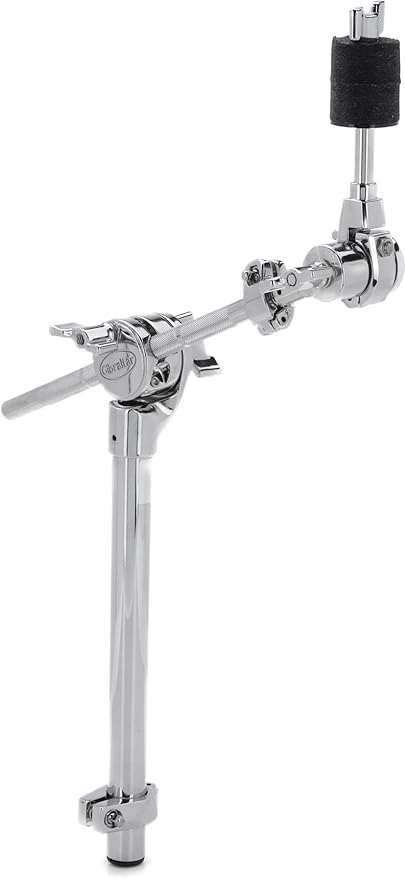 Gibraltar 12" Short Cymbal Boom Arm with Gearless Brake Tilter and Memory Lock, Compact Drum Hardware Expansion for Splash Effects Cymbals, Rack and Multi Clamp Compatible Mounting Accessory (SC-SBBT)