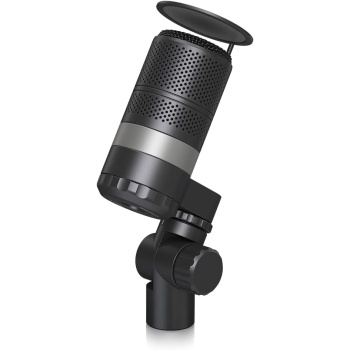 TC Helicon GoXLR MIC Dynamic Broadcast Microphone with Integrated Pop Filter, Black