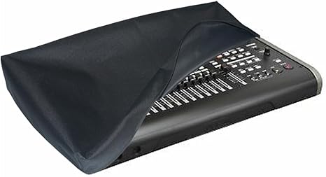DigitalDeckCovers Dust Cover Compatible with Tascam DP-24 / DP-32 / DP-32SD Digital Portastudio Recorder [Antistatic, Water Resistant, Protector, Black] [WxDxH = 20.2x13.4x4.09-2]
