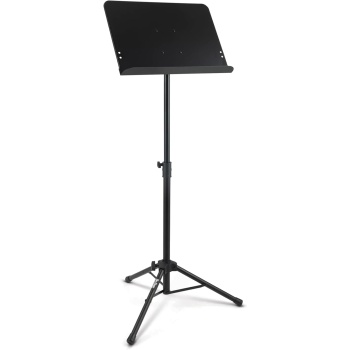 OnStage SM7211B Professional Grade Folding Orchestral Sheet Music Stand, Black