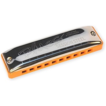 Seydel SESSION STEEL Blues Harmonica, Key of Low D
