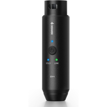 Donner XLR Bluetooth Receiver, Wireless Bluetooth Adapter for Speakers, PA Systems, Audio Mixer, DJ Systems, Bluetooth 5.3, 20 Hours Battery Life (CV-1)