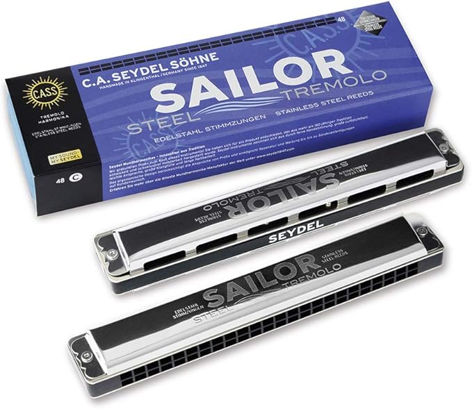 Seydel Sailor Steel tremolo harmonica - C