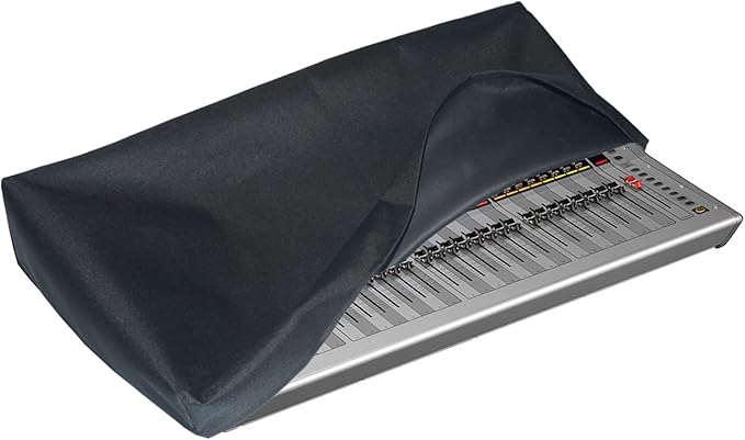 DigitalDeckCovers Premium Dust Cover for Yamaha TF5 Digital Mixer – Water-Resistant, Anti-Static, Scratch-Resistant, Heavy-Duty Black Fabric Audio Console Protector by DigitalDeckCovers