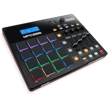 Akai Professional MPD226 - USB MIDI Controller with 16 RGB MPC Drum Pads, Fully-Assignable Production-Ready Controls, and Production Software Package, 64 Pad Banks