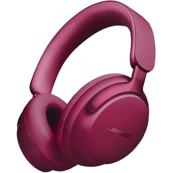 Bose QuietComfort Ultra Bluetooth Headphones, Wireless Headphones with Spatial Audio, Over Ear Noise Cancelling with Mic, Up to 24 Hours of Playtime, Deep Plum - Limited Edition Color