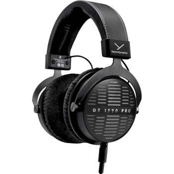 beyerdynamic DT 1990 PRO MKII Wired Over-Ear, 30 Ohm, Open Back, Professional Recording Studio Monitor Headphones for Mixing, Editing, Audiophile, DJ Stereo Headsets, Made in Germany, Black