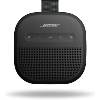 Bose SoundLink Micro Portable Bluetooth Speaker (2nd Gen), Wireless Outdoor Speaker, Up to 12 Hours Battery Life, Waterproof and Dustproof, Black