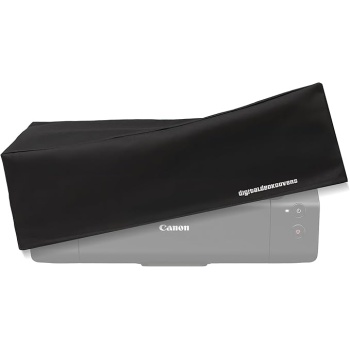 DigitalDeckCovers Printer Dust Cover & Protector for Canon Pixma Pro-10 / Pro-100 Printers [Antistatic, Water Resistant, Heavy Duty Fabric, Black]