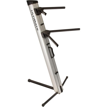 Ultimate Support AX-48 Pro S Apex Column Keyboard Stand – Silver