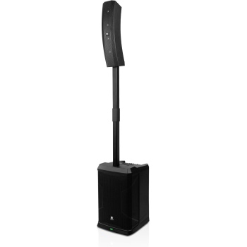 PRORECK 900EX 2000W Peak Portable Line Array Column PA System, 12" Powered Subwoofer with Built-in DSP, TWS Bluetooth for DJs, Parties, Outdoor Events, Venues