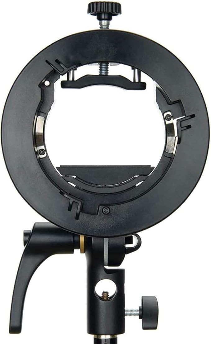 GODOX S2 Speedlite Bracket for GODOX AD200Pro, AD200, AD400Pro, for V1 Round Head Speedlite, V860II / TT685 / TT350 Series, S-Type Bracket Updated Version Bowens Mount Holder