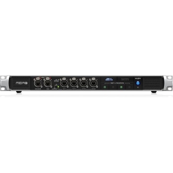 MIDAS HUB4 Monitor System Hub with 4 PoE Ports for Personal Mixers or Compatible Stage Boxes, 48/44.1 kHz AES50 In and Through, StageConnect and 16 Channel Analogue Out