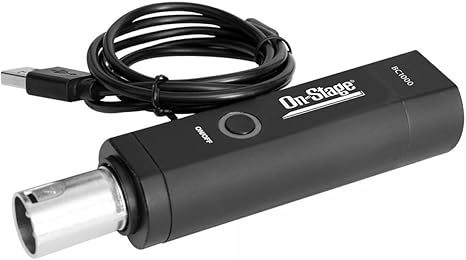 OnStage OnStage BC1000 XLR Rechargeable Bluetooth Wireless Receiver
