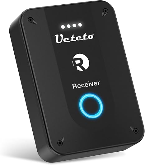 Ueteto Wireless in Ear Monitor System 2.4G Stereo IEM System with Transmitter Beltpack Receiver Automatic Pairing, for Studio, Band Rehearsal, Live Performance