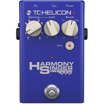 TC Helicon HARMONY SINGER Vocal Effects Stompbox with Guitar-Controlled Harmony, Reverb and Tone