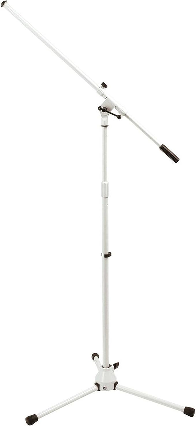 OnStage OnStage MS7801W Telescoping Microphone Boom Stand, White
