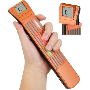 Ueteto Smart Pocket Guitar, Mini Chord Trainer with Rotatable Screen and Lighting Feedback, Three Modes for Guitar Beginners, Trainers and Travel, Silent Practice