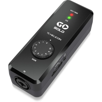 TC Helicon GO Solo High-Definition Audio/MIDI Interface for Mobile Devices