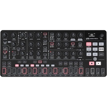IK Multimedia UNO Synth Pro X, Dual-Filter Paraphonic Analog Desktop Synthesizer, Audio Interface with Modulation Matrix, 12 Studio-Quality Effects, Software Editor, USB/MIDI/CV/GATE/Audio I/O (Black)