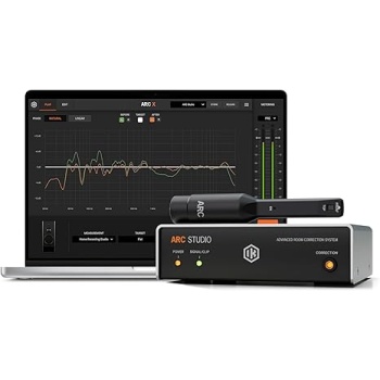 IK Multimedia ARC Studio Room Correction System with High-Precision Analysis Microphone, Advanced Room Correction Software, and Stand-Alone Correction Processor for Pro Audio