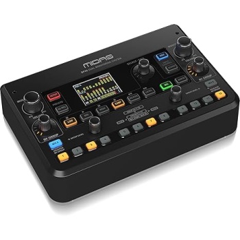 MIDAS DP48 Dual 48 Channel Personal Monitor Mixer with SD Card Recorder, Stereo Ambience Microphone and Remote Powering
