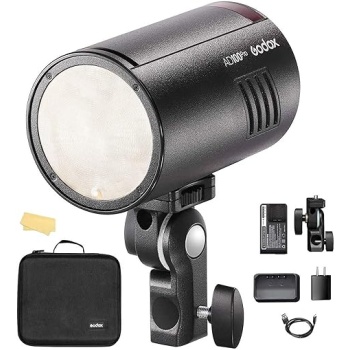 GODOX AD100pro Strobe Flash Portable 2600mAh Battery 100Ws TTL/M/Multi Functions 2.4G Wilreless X System 5800K±200K 1/8000 HSS 0.01-1.5s Recycling 360 Full Power Outdoor Strobe Flash