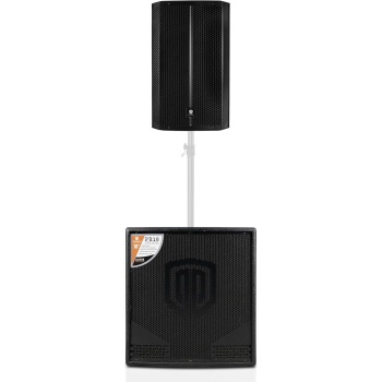 PRORECK 3500W P.M.P.O 18 inch Active Powered Subwoofer with 15 Inch DSP PA Speaker/Stage Monitor for DJ, Live Sound,Conference,Stage Performance