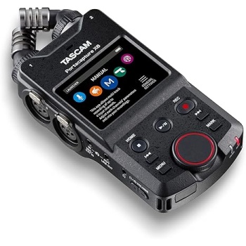 Tascam Portacapture X6 32-bit Float Portable Audio Recorder, Field Recorder for Video, Music, Podcast, Voice, Podcasting
