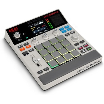 Akai Professional MPC Sample Standalone Portable Sampler, Sequencer and Effects Processor, with Rechargeable Battery, USB-C, Built-in Speaker and Microphone